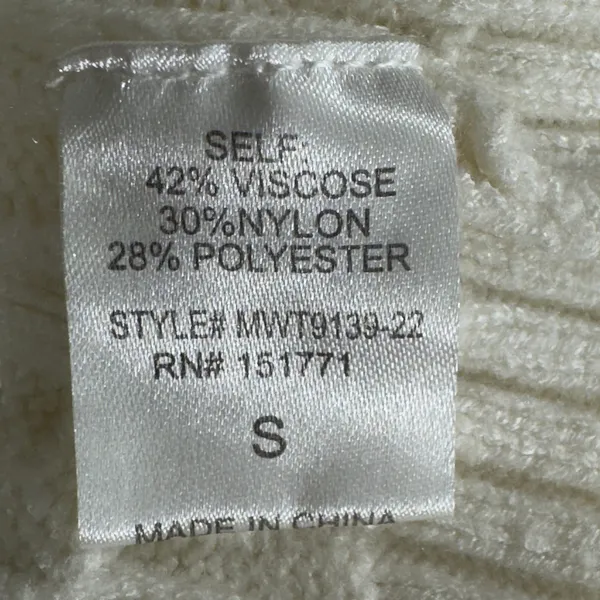 3229 | Altar'd State Cable Knit Cropped Sweater Ivory Cottagecore Coquette S - Image 10
