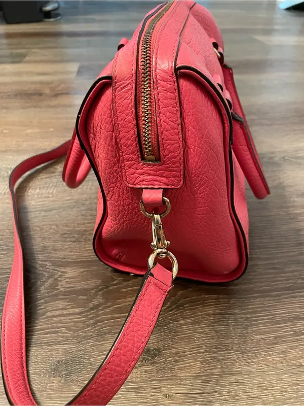 Kate Spade Perri Lane Bubbles bag Laser-Cut Leather Satchel Pink - Image 5
