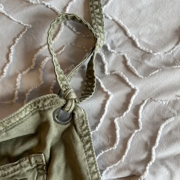 NWOT American Eagle Railroad Baggy Overall Shorts - Image 4