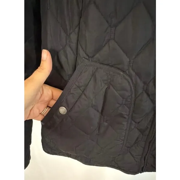 Eddie Bauer Women's Quilted Field Jacket in Black sz. XL\\\\ - Image 10