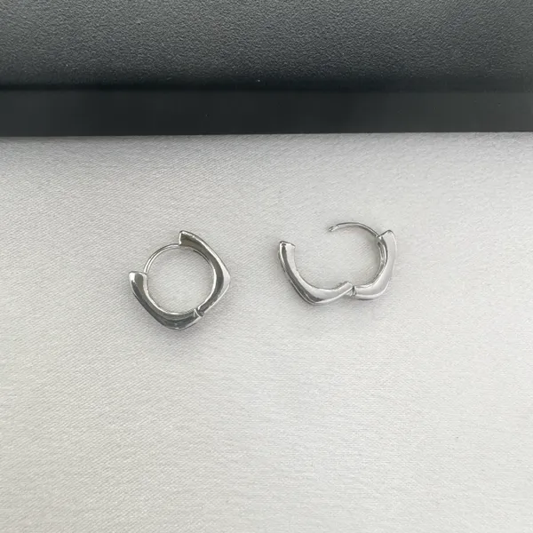 Geometric Square Small Hoop Earrings for Men Women Streetwear Unisex Style - Image 4