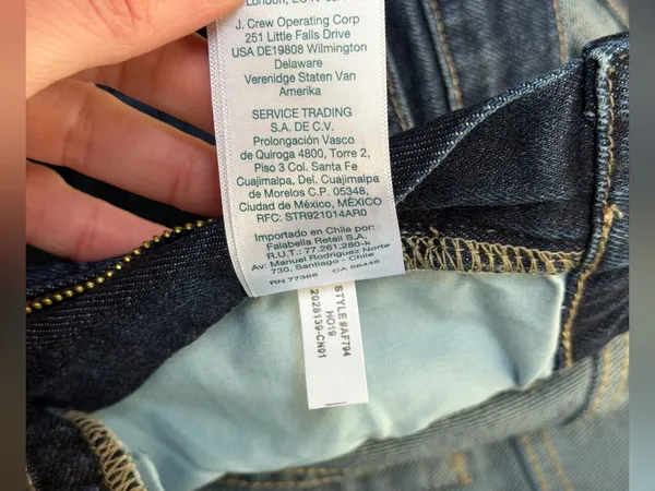 J Crew Point Sur Shoreditch High Rise Straight Jeans Dark Wash 90s Minimalist - Image 7