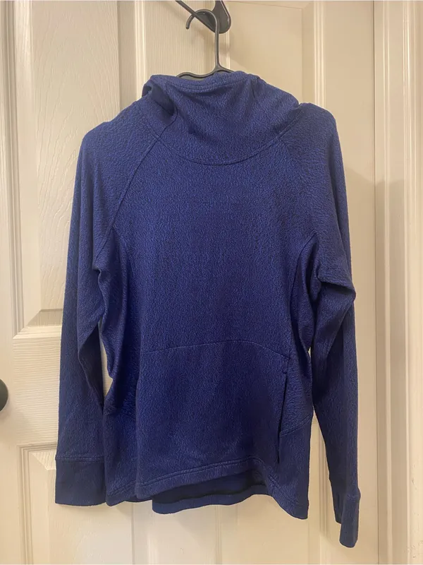 lululemon athletica Navy Blue Cowl Pullover Sweater - Image 10