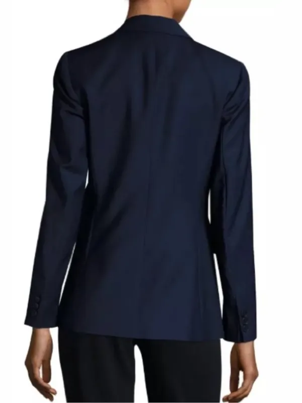 THEORY “SEDEIA LS” OPEN FRONT BLAZER WOOL BLEND 4 - Image 3