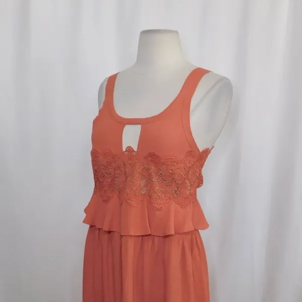 NEW!! FOR LOVE AND LEMONS Sienna Dress Lace Keyhole‎ Mini Party Romantic Small - Image 5