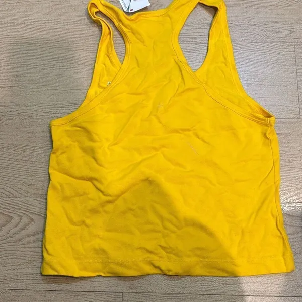 NWT Lacoste women’s yellow tank top size‎ 40 / medium - Image 5