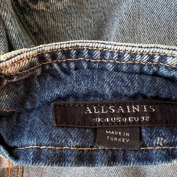 All Saints Sammy Paperbag Jeans Size 0 - Image 3