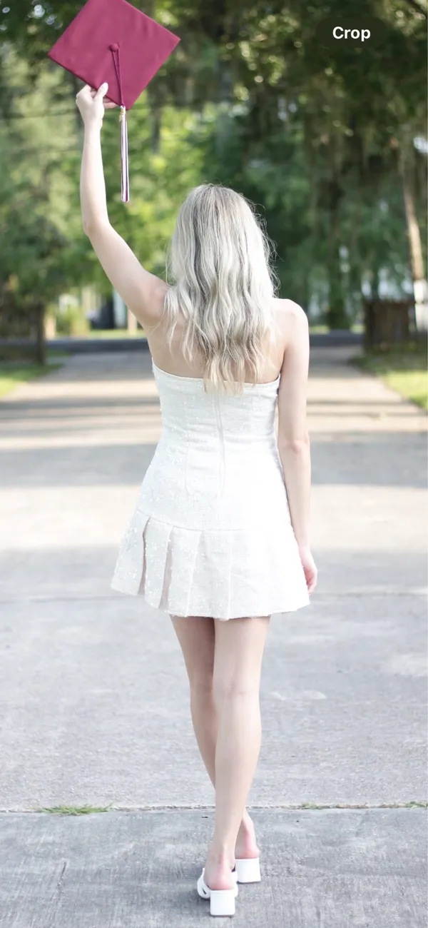 grad dress White - Image 2
