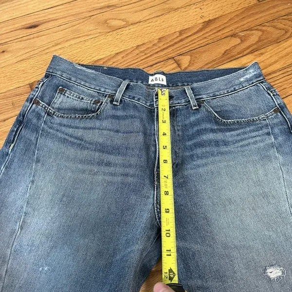 Able The Seam Raw Hem Jean Size‎ 29 Blue - Image 10