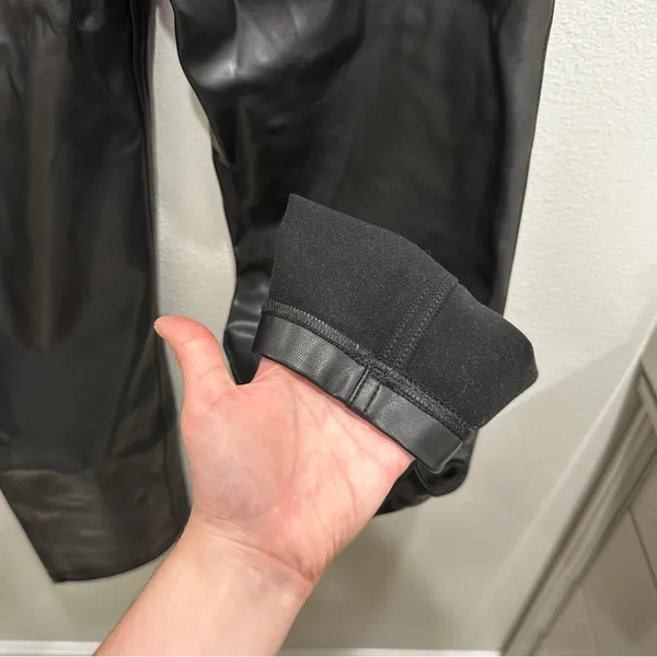 Abercrombie & Fitch Faux Leather Pants - Image 8