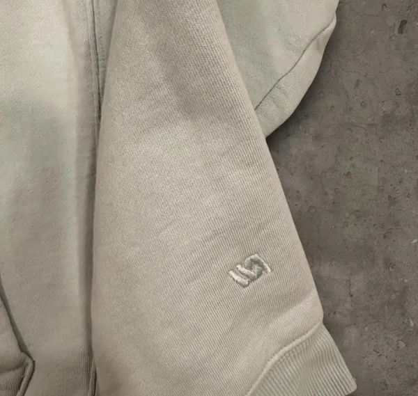Light Blue Basics Hoodie Size M - Image 3