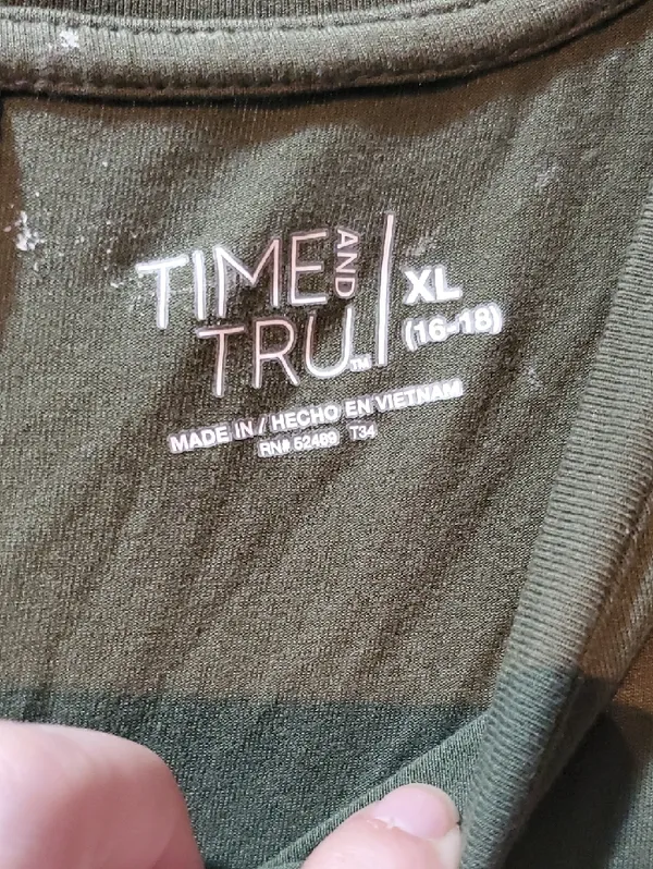 Time and Tru Olive Sleeveless Maxi Dress - Image 2