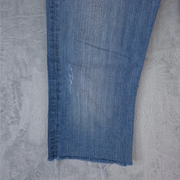 BKE Jeans Womens 34x20 Blue Culture Boot Cut Off Crop Raw Hem DIY Ankle Cropped‎ - Image 4
