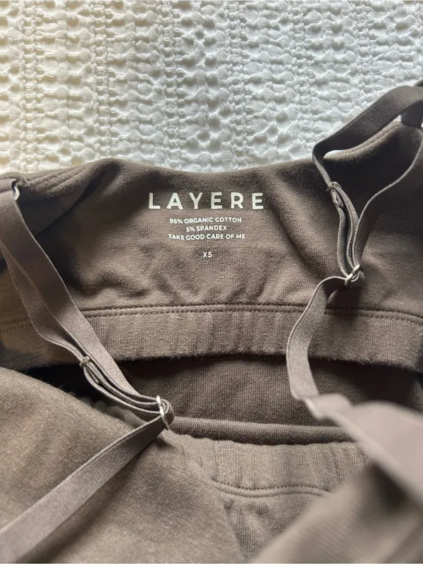 Layere Organic Cotton Espresso Brown Cami - Image 3