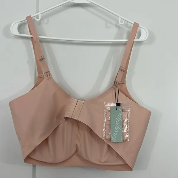 New Kindred Bravely XXL Pink Wireless Seamless Convertible T-Shirt Bra - Image 5