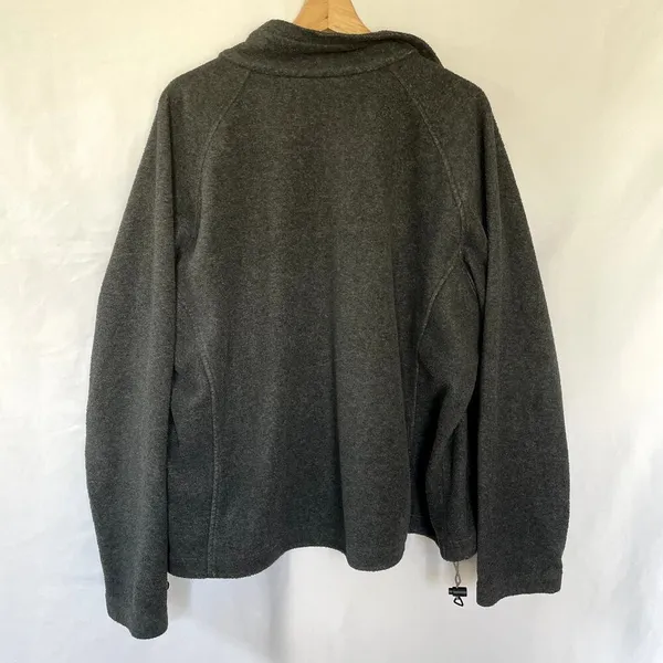 Columbia Sportswear‎ gray full zip jacket women's size 2XL pockets warm fleece - Image 8