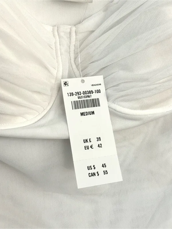 Abercrombie Bra-Free Mesh Bodysuit NWT Medium - Image 4