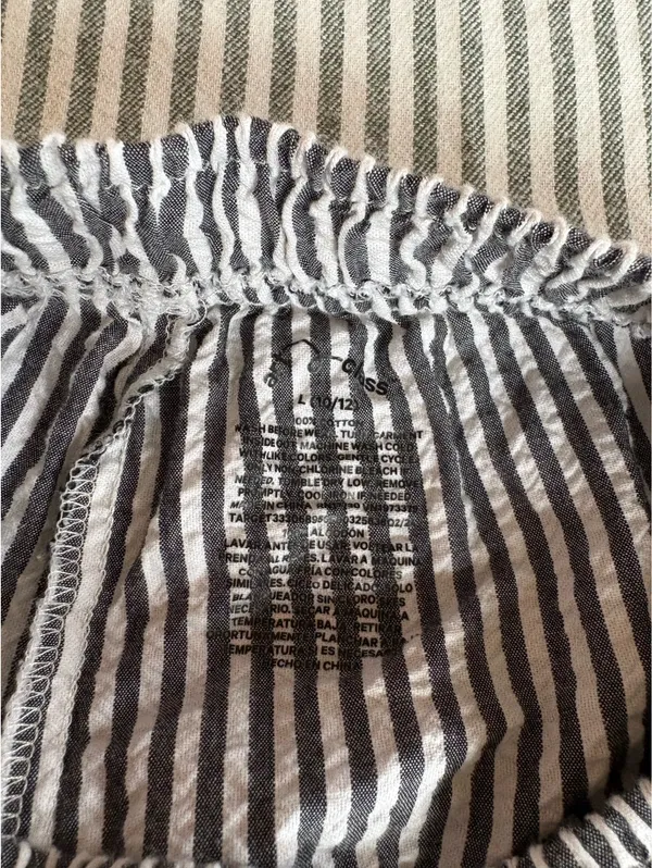 Striped Shorts Gray Size XS - Image 3