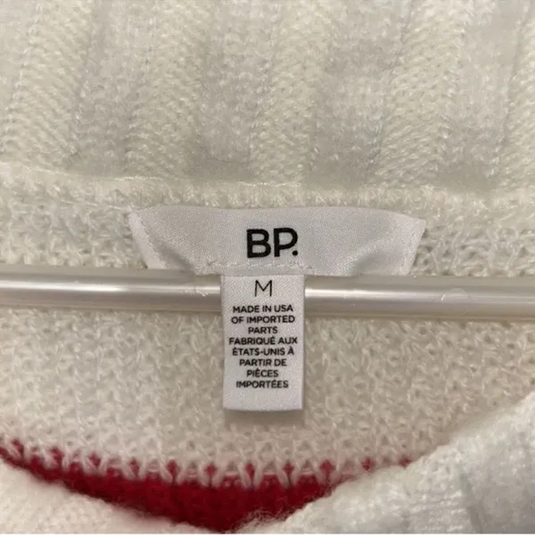 BP Red & White Stripe Oversized
Sweater(Size Medium) - Image 4