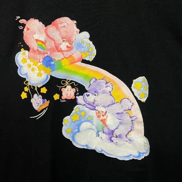 Care Bears Rainbow Rescue Cheer Bear Share Bear Movie Tee L - Image 2
