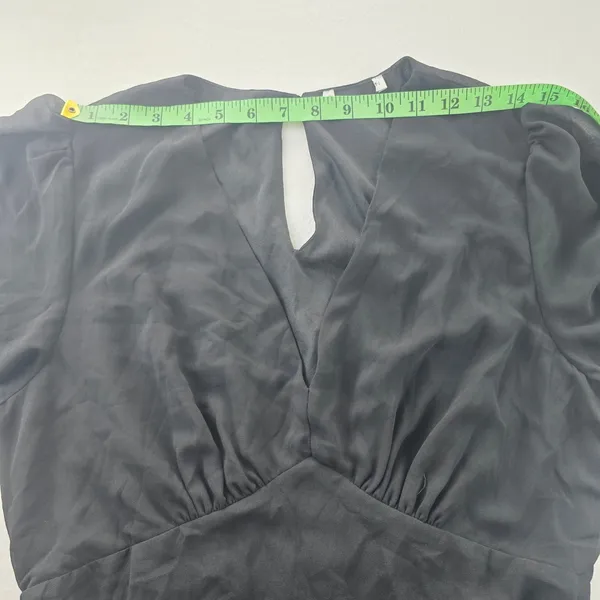 Baltic Born NWOT‎ Esti Black Maxi Dress V Neck Short Sleeve Cocktail Large - Image 10