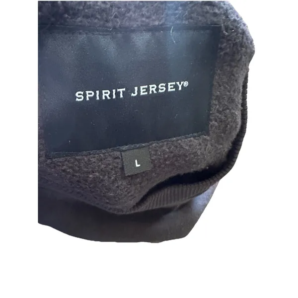 New! Spirit Jersey Women Black Puff Print 'Los‎ Angeles' Sweatshirt, Size L - Image 6
