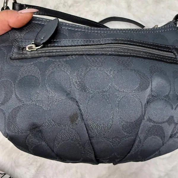 COACH Gray Silver Crossbody - Image 7