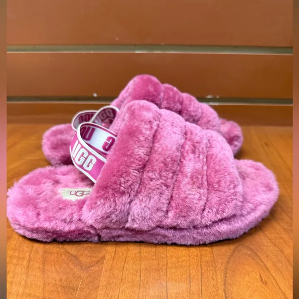 UGG Fuzzy Mauve Women's Slippers - Image 2
