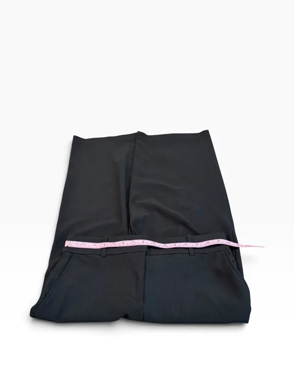 AMANDA + CHELSEA black ribbed dress pants - Image 3