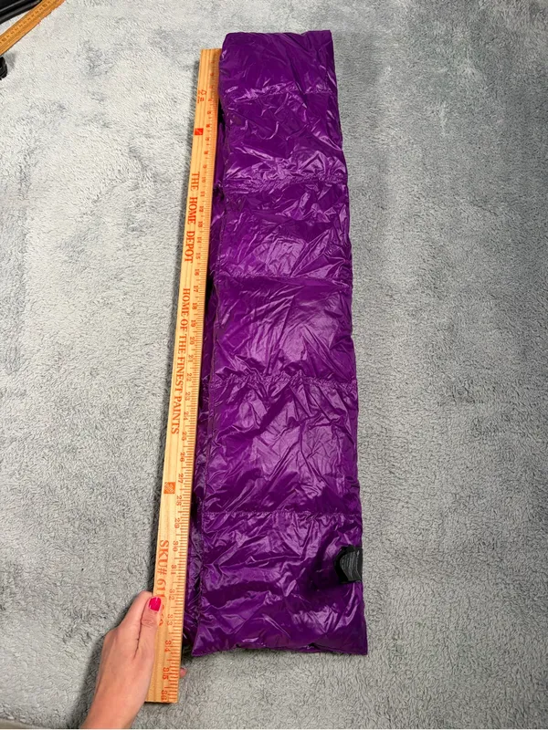 Columbia Women's Shiny Purple down Scarf O/S - Image 3