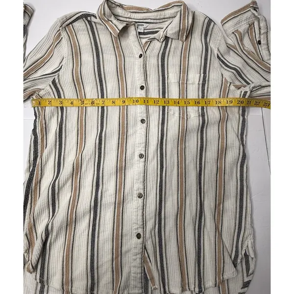 Sonoma‎ Goods for Life Women's Size L Boho Striped Business Casual Career Soft - Image 6
