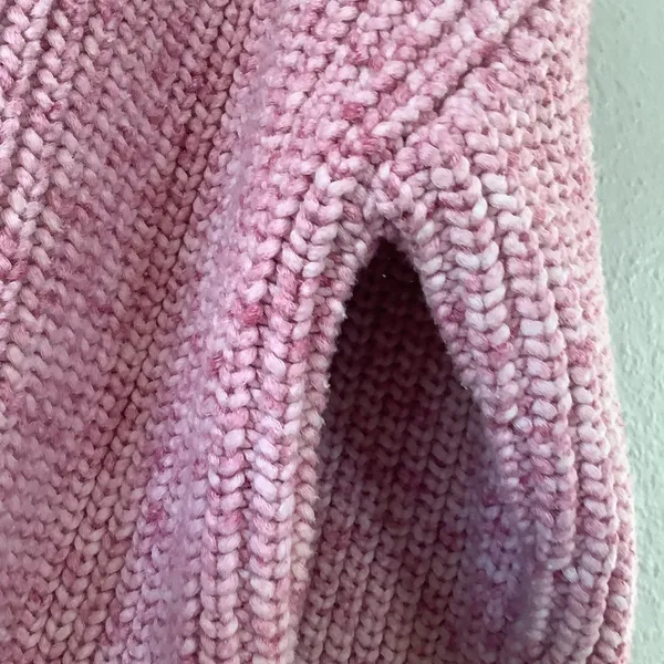 J.Crew Pink Knitted Cotton Blend Preppy‎ Casual College Crew Neck Sweater S - Image 7