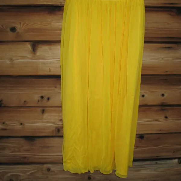 NWT Elliatt Yellow Strapless Gown Dress Size M - Image 9