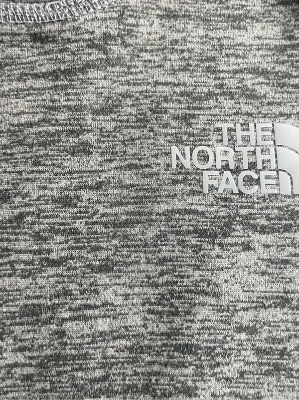 North Face Canyonlands Pullover Fleece Gray Cowl Neck with Zipper - XL - Image 5