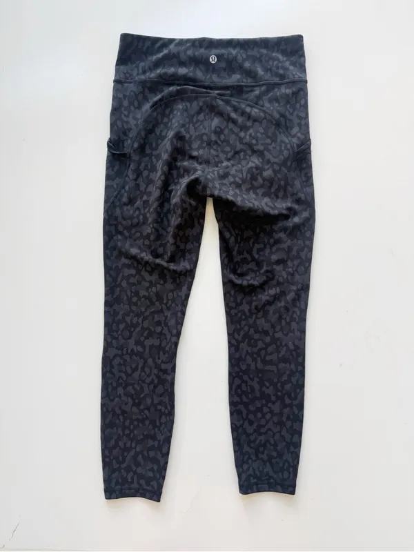 Lululemon Invigorate High-Rise Tight 25" Formation Camo Deep Coal Multi Size 8 - Image 7