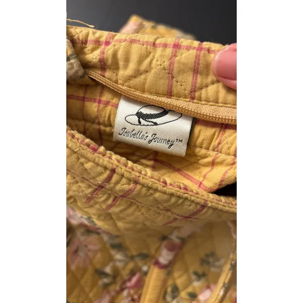 April Cornell Isabella’s Journey quilted tote weekender travel diaper bag - Image 4
