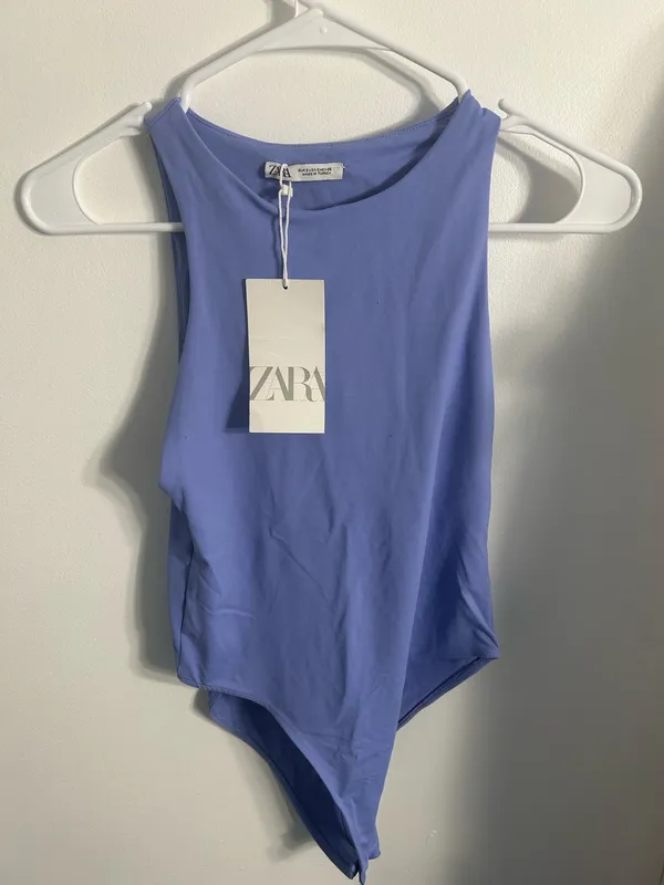 NWT Zara High Neck Bodysuit - Image 2