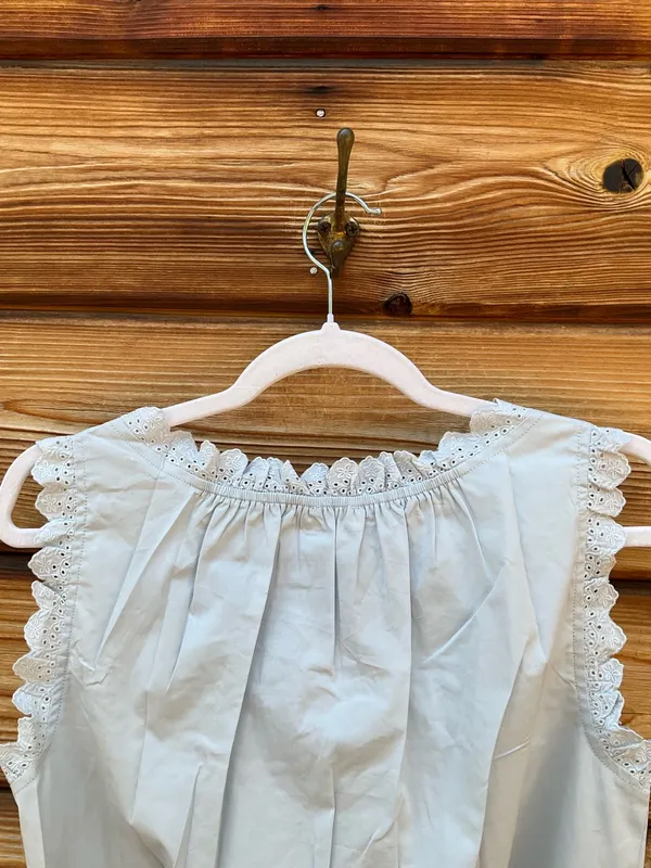 Sorella Light Blue Size XS Shelby Sleeveless Cropped Blouse Top Few Moda - Image 12