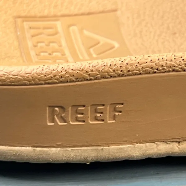 Reef Horizon X Slide Sandals Womens 6 Black Tan Crisscross Straps C-21 ICC - Image 8