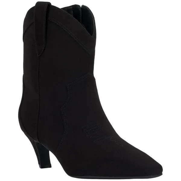 INC International Concepts Womens Secia Western Booties Black Microsuede 10.5M - Image 7