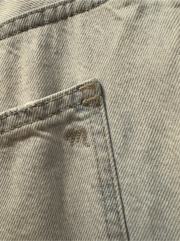 Madewell Light Blue Distressed Boyfriend Jeans size 32 - Image 4