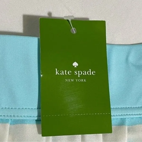 Kate Spade XS Nahant Shore Pleated Cover Up Skirt Blue Stripe NWT - Image 8
