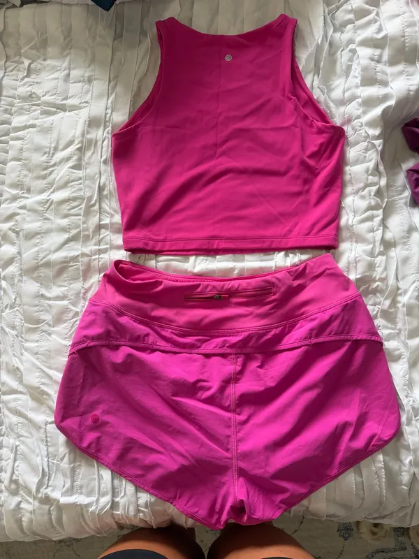 Pink CRZ yoga matching set - Image 2