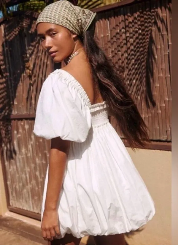 Free People NWT Rendevous Mini Dress Medium - Image 3