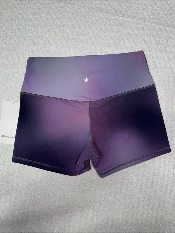 Lululemon Align High Rise Short Aurora Haze Purple Multi Size 12 NWT - Image 6