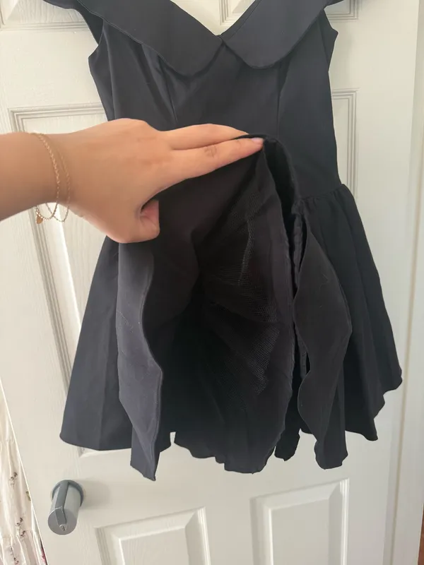 House of CB Elida Black Off Shoulder Mini Dress - Image 9