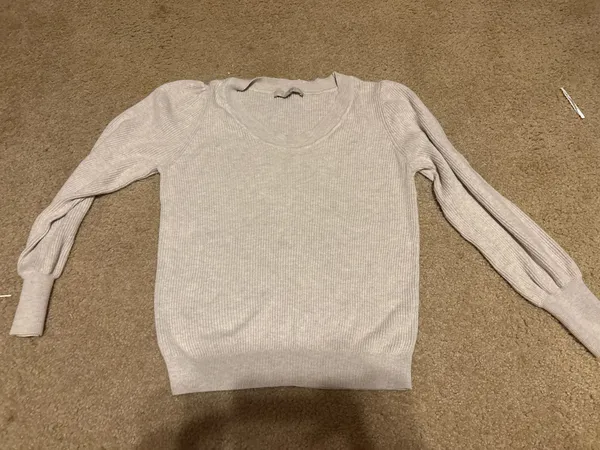 Loft Sweater Women’s Large Long Sleeve V-Neck - Image 3