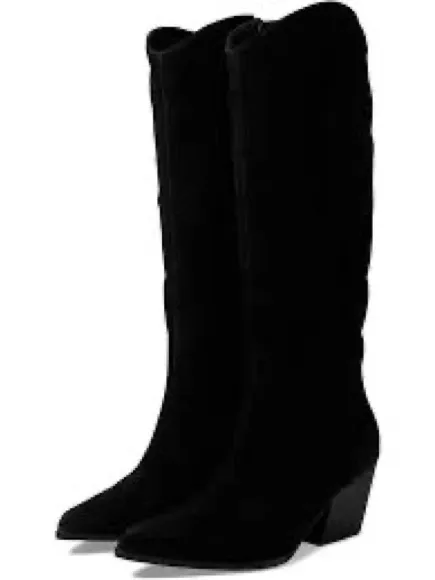 NWOT Dolce Vita Regy Western Boot Size 7 Onyx Suede - Image 3