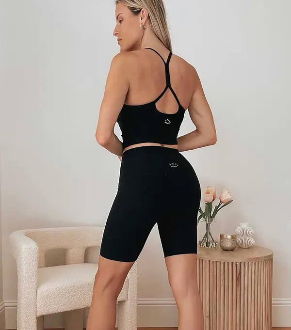 Beyond Yoga black biker shorts - Image 2
