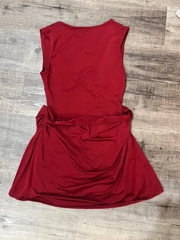 WHITE FOX BOUTIQUE Guest Of Honour Mini Ruched Dress in Red - Image 5